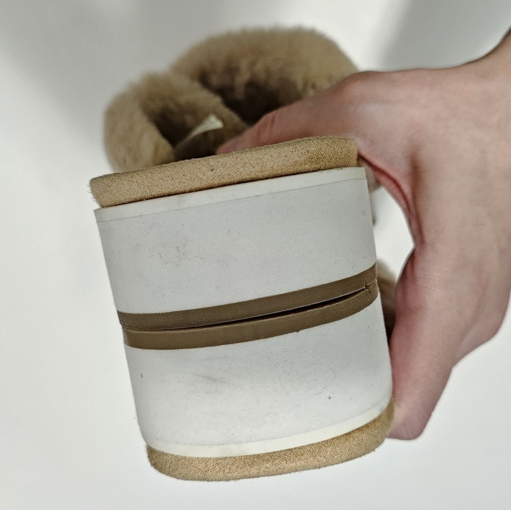 Koolaburra By UGG Roubie Fuzz Slide Sandal/Slipper - Picture 8 of 9